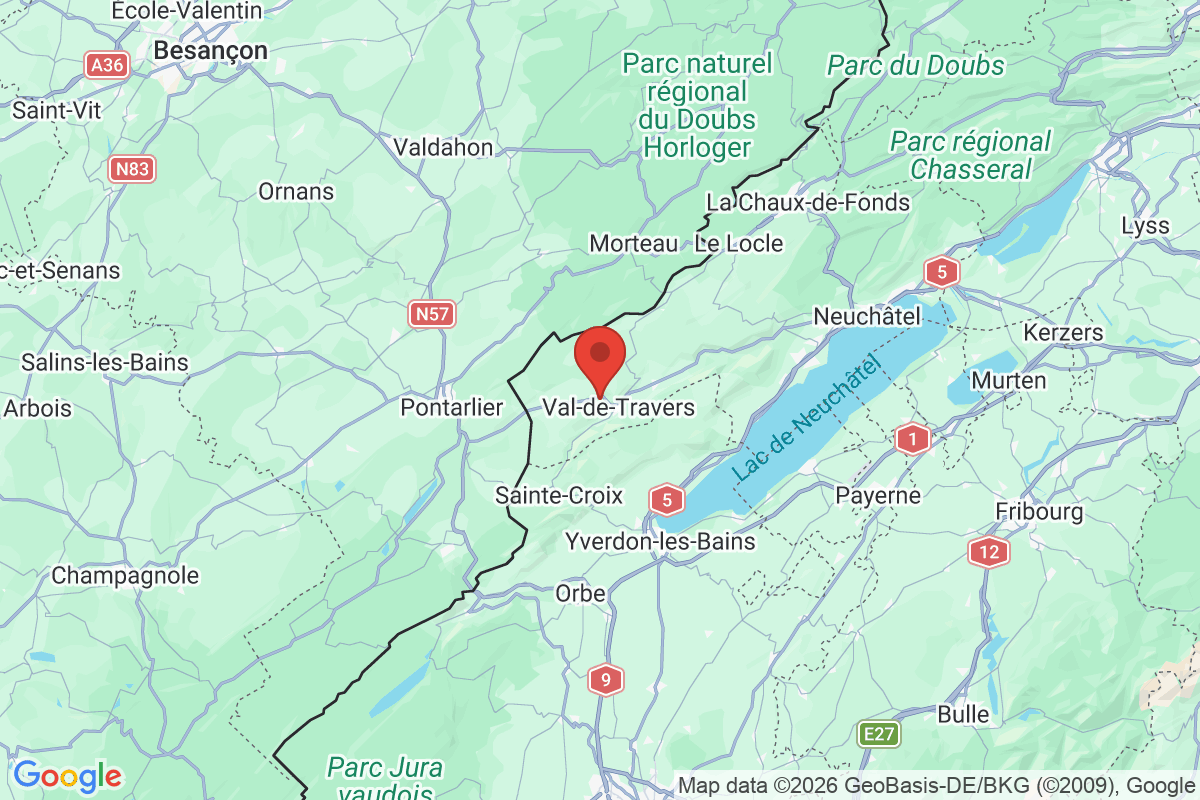 Carte de l'activité
