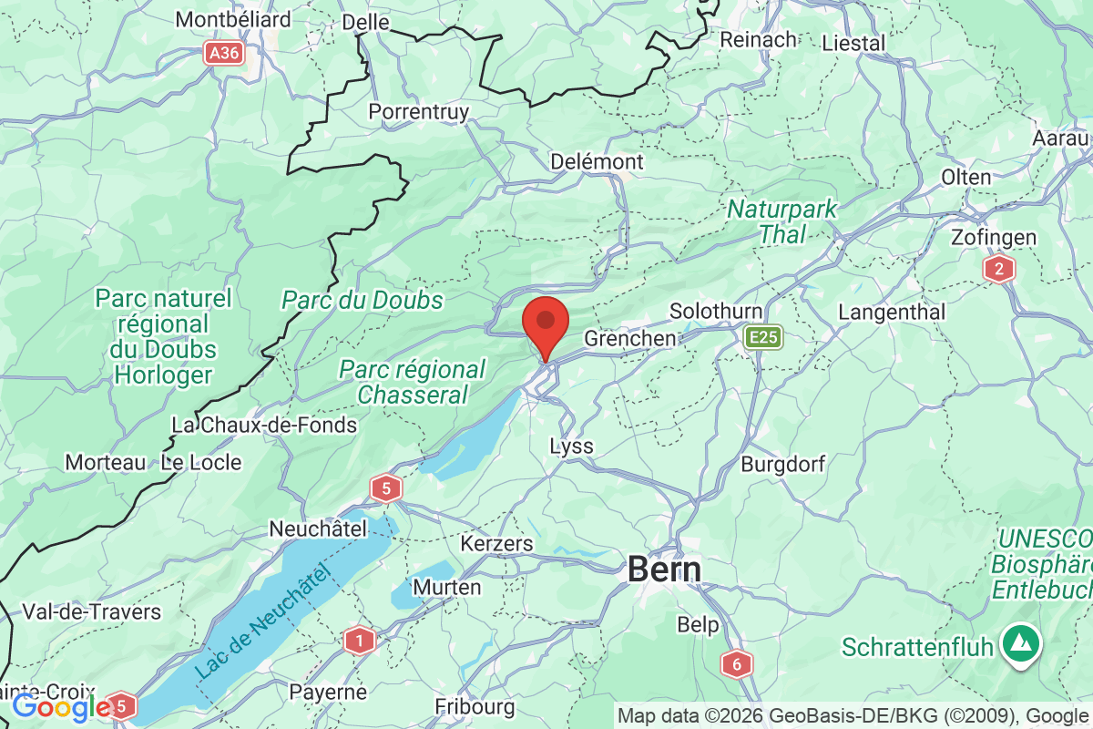 Carte de l'activité