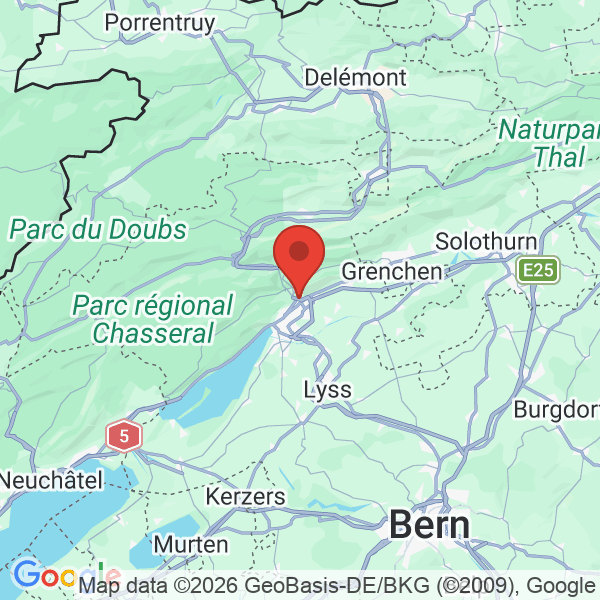 Carte de l'activité