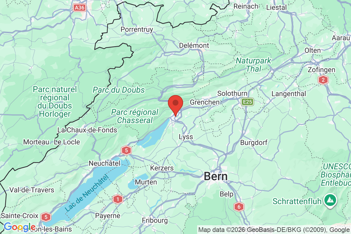 Carte de l'activité