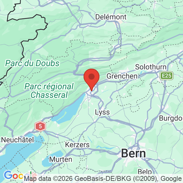 Carte de l'activité