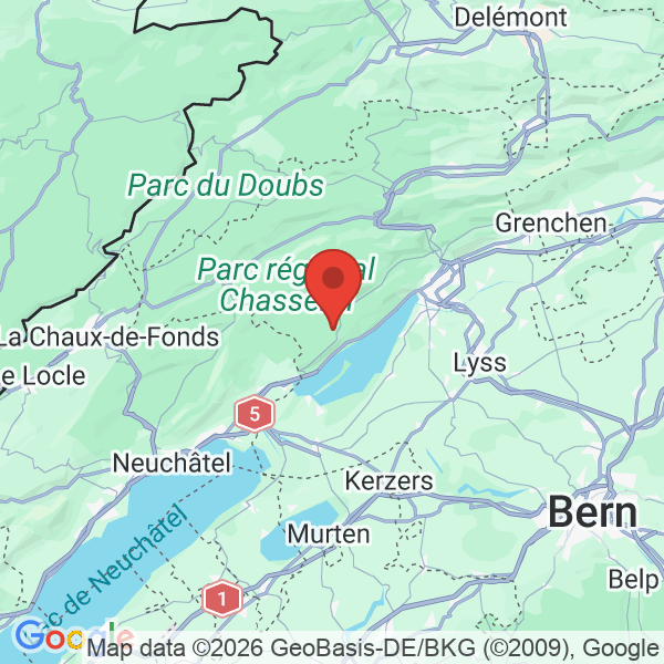 Carte de l'activité