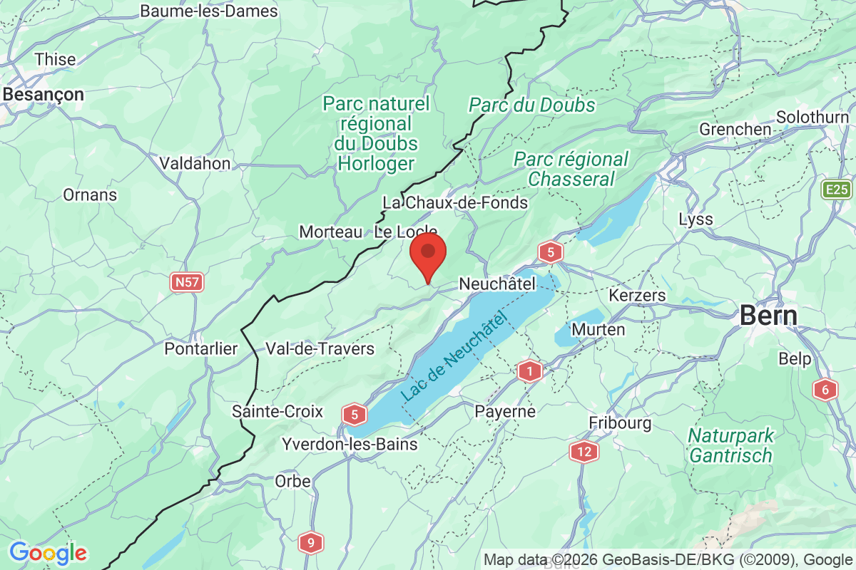 Carte de l'activité