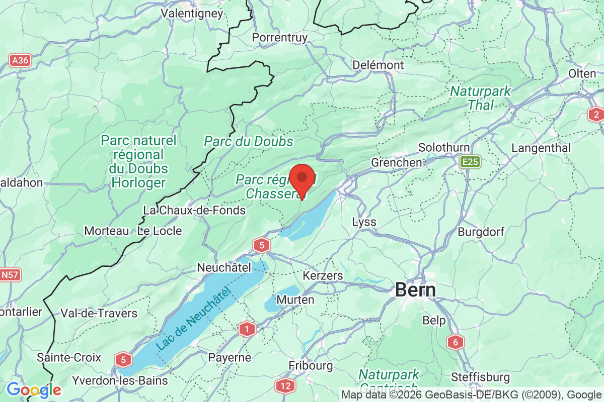 Carte de l'activité