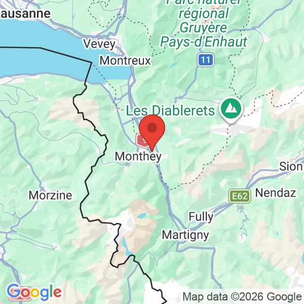 Carte de l'activité