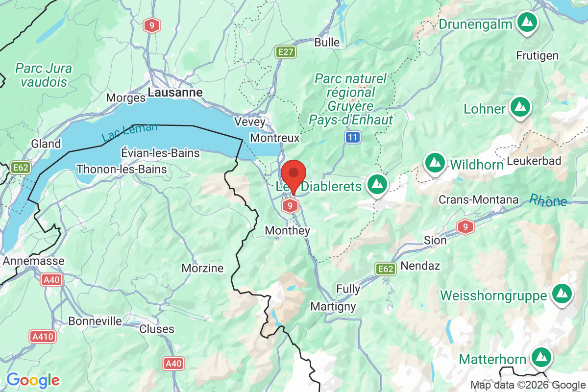 Carte de l'activité