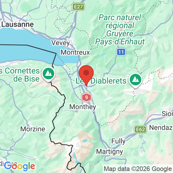 Carte de l'activité