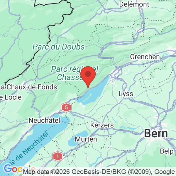 Carte de l'activité