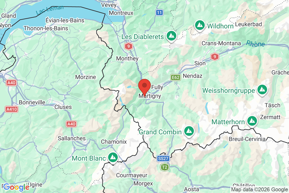 Carte de l'activité