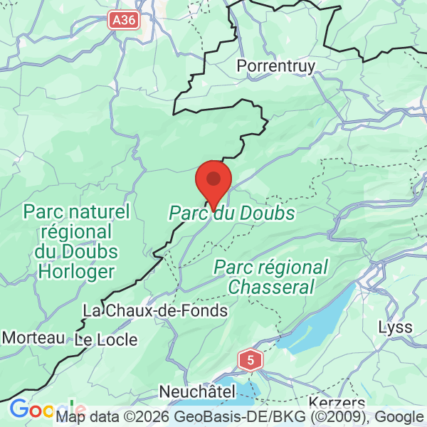 Carte de l'activité
