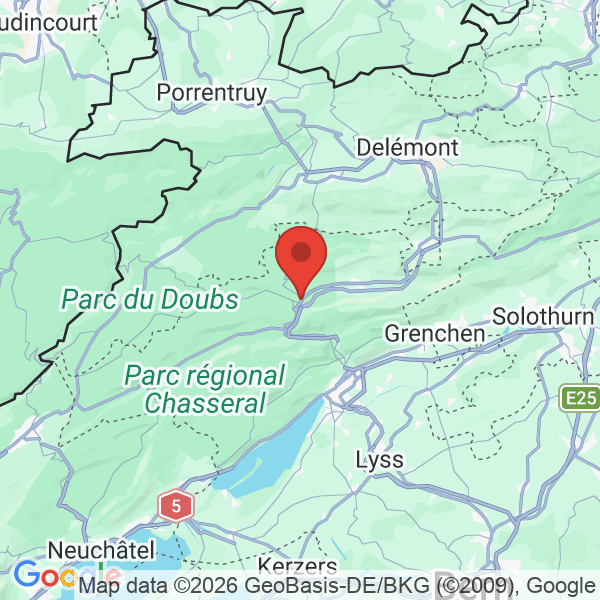 Carte de l'activité