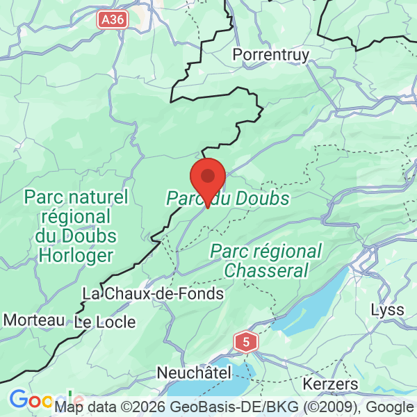 Carte de l'activité