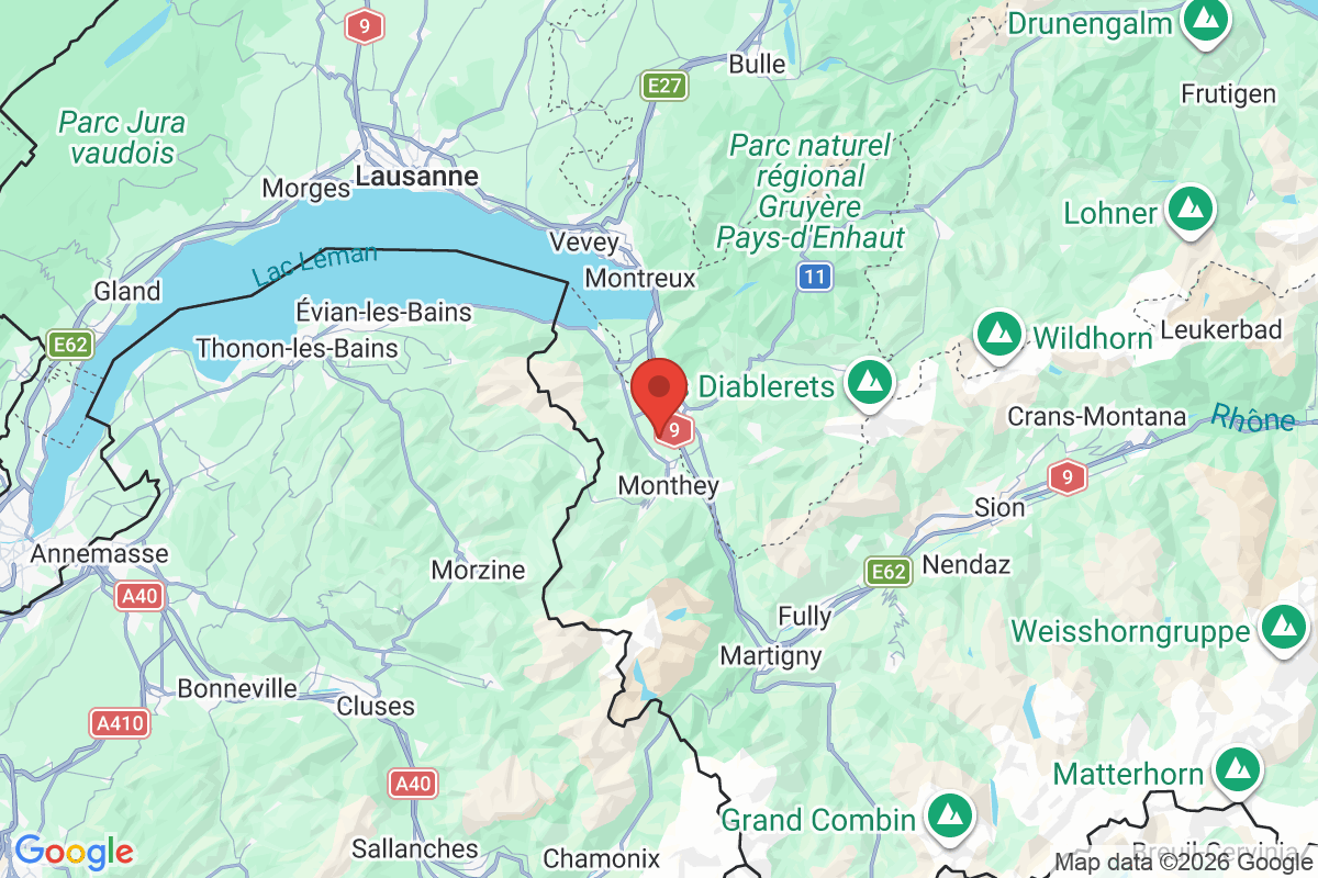 Carte de l'activité
