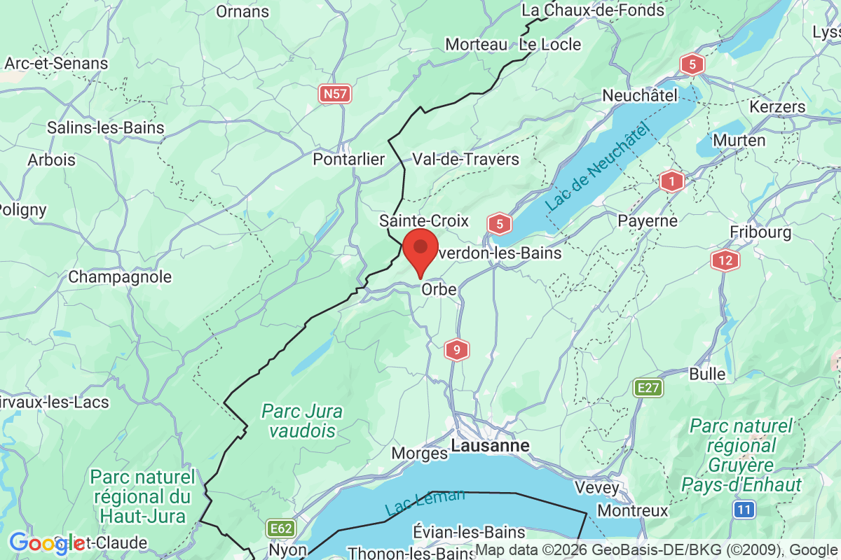 Carte de l'activité
