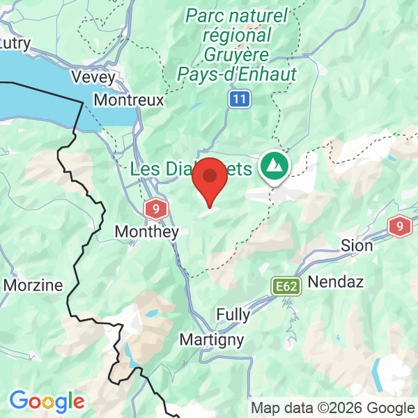 Carte de l'activité