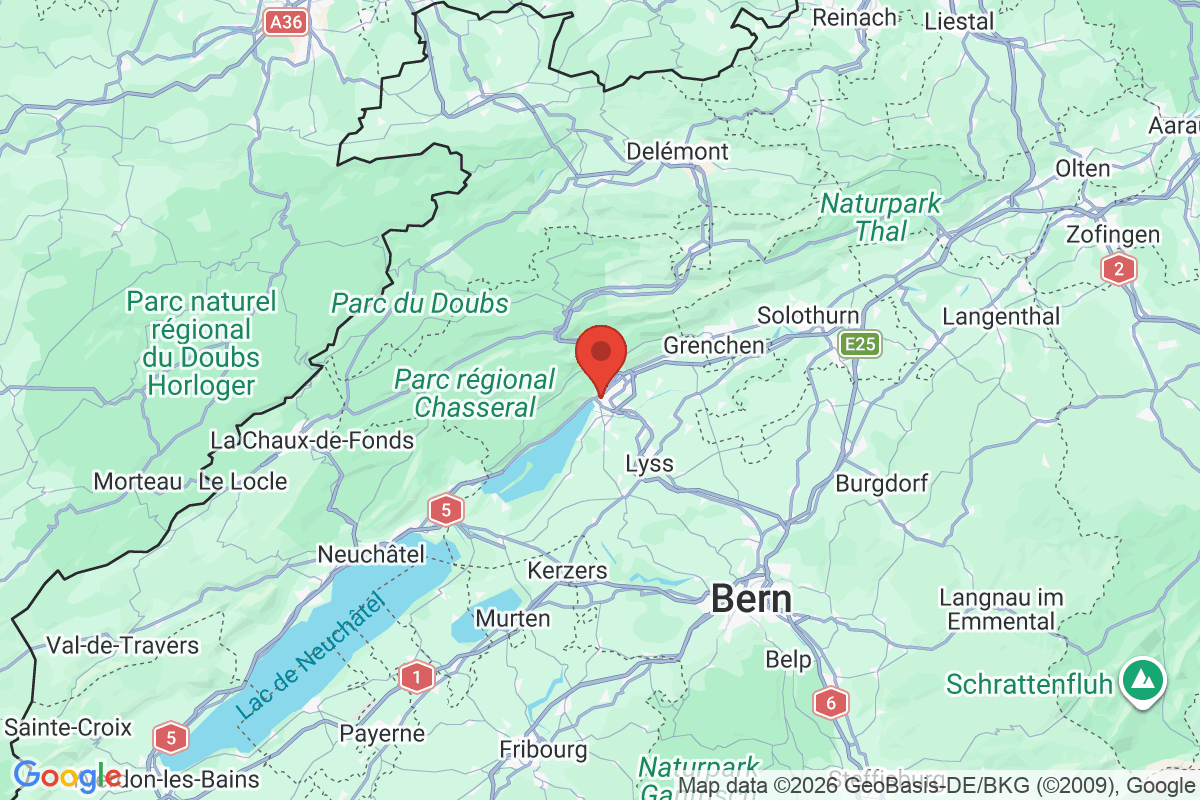 Carte de l'activité