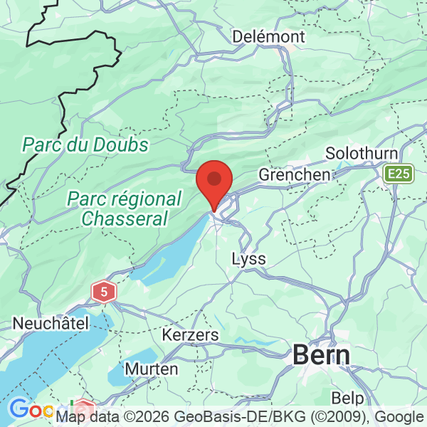 Carte de l'activité