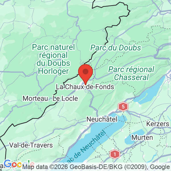 Carte de l'activité