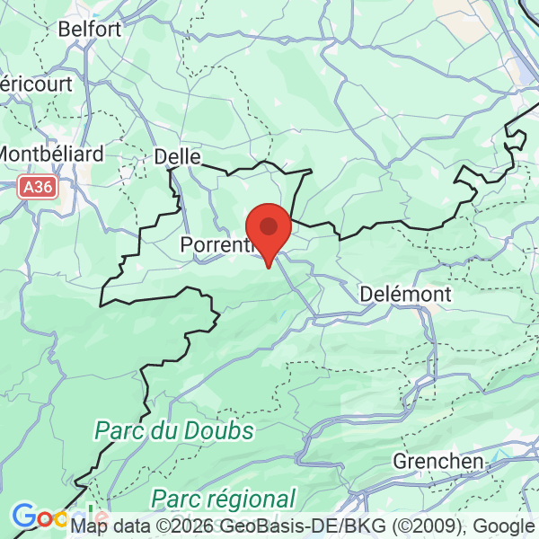 Carte de l'activité
