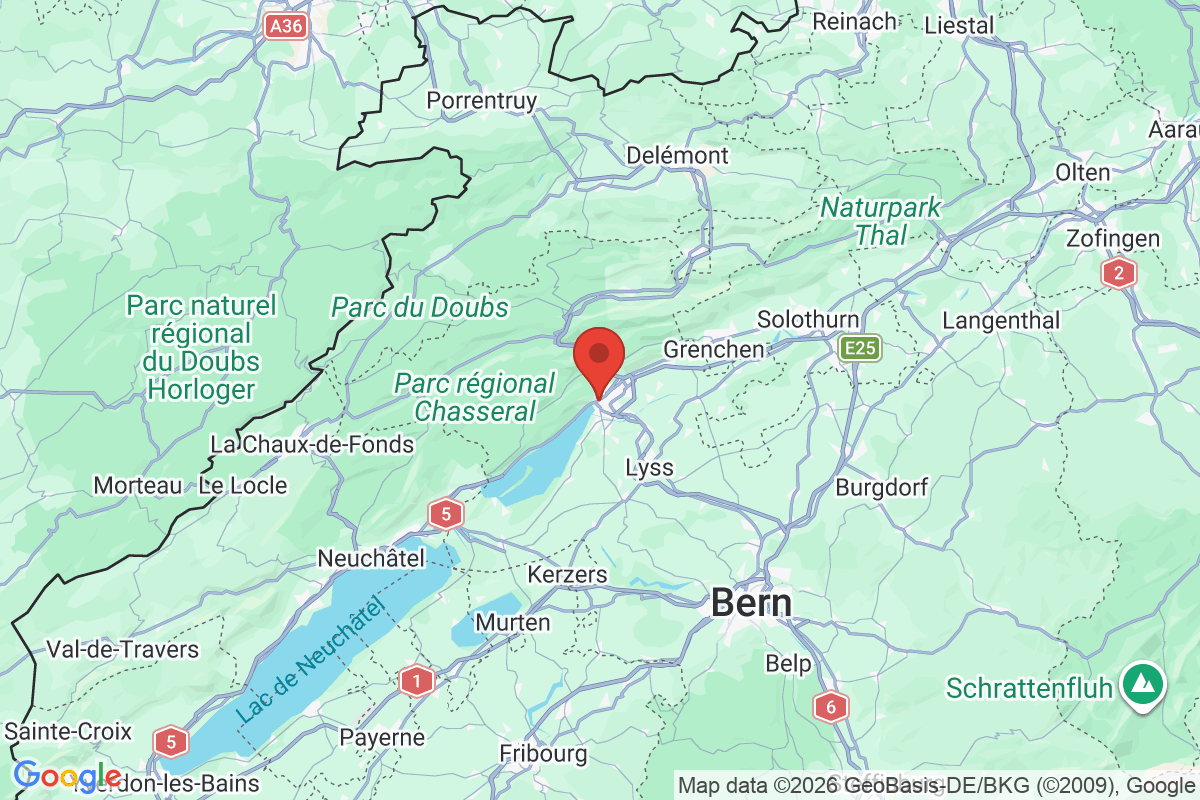Carte de l'activité