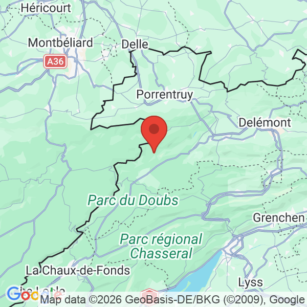 Carte de l'activité