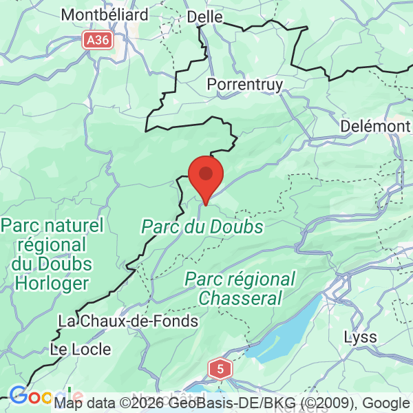 Carte de l'activité