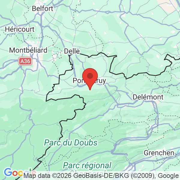 Carte de l'activité