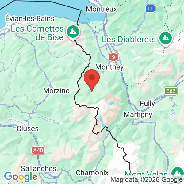 Carte de l'activité