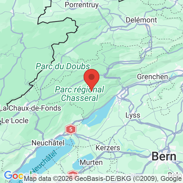 Carte de l'activité