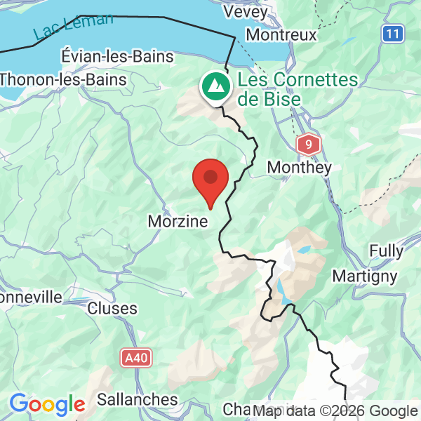 Carte de l'activité