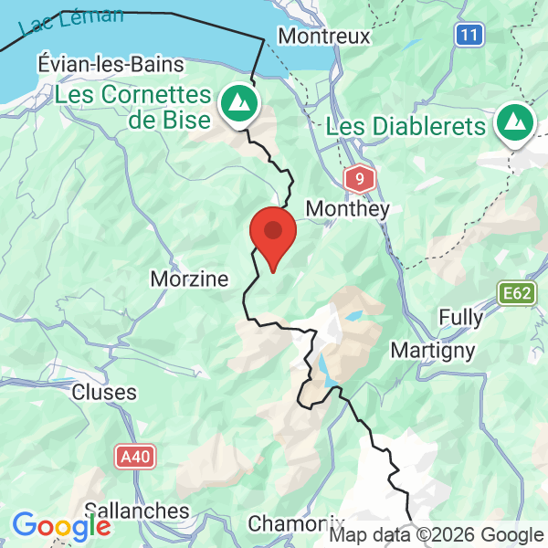 Carte de l'activité