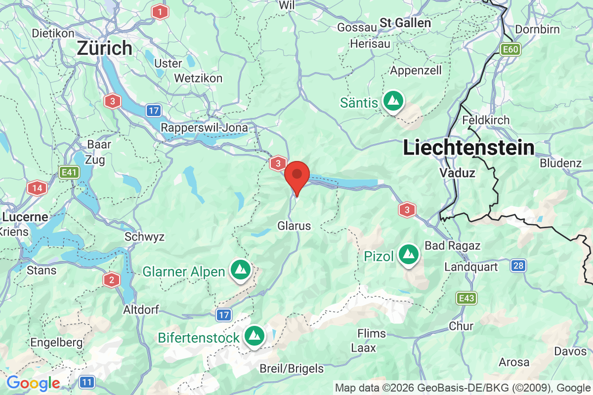 Carte de l'activité