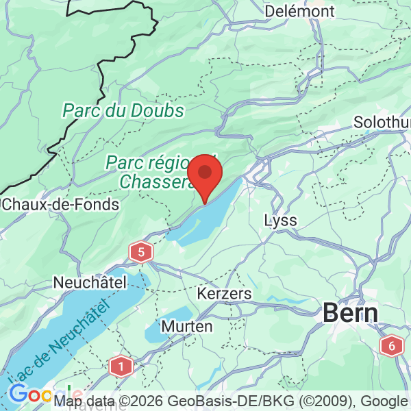 Carte de l'activité