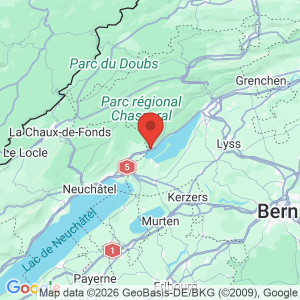 Carte de l'activité