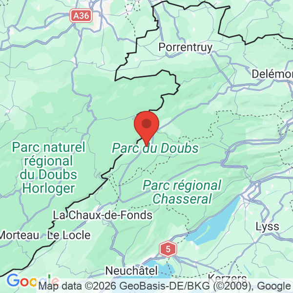 Carte de l'activité