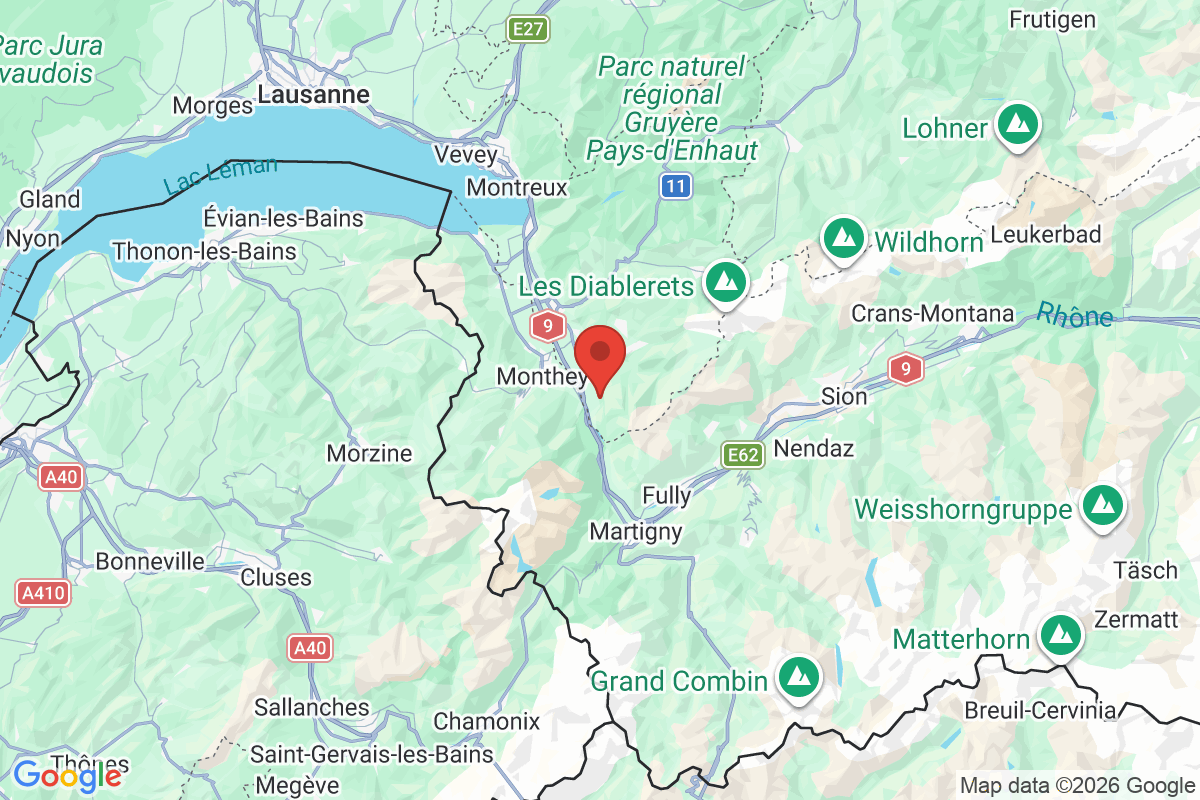 Carte de l'activité