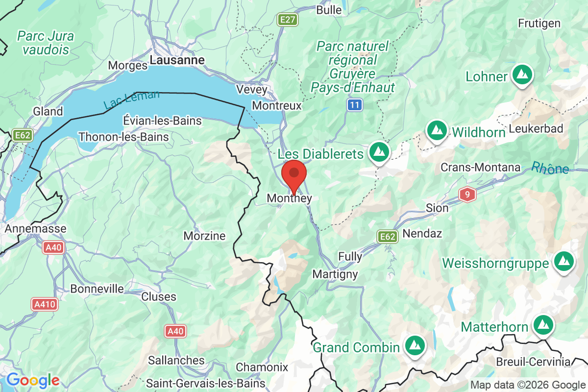 Carte de l'activité