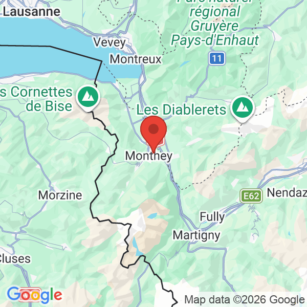 Carte de l'activité
