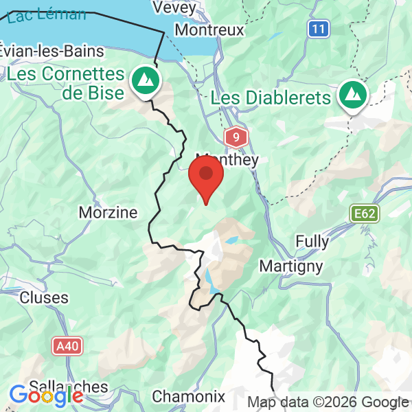 Carte de l'activité