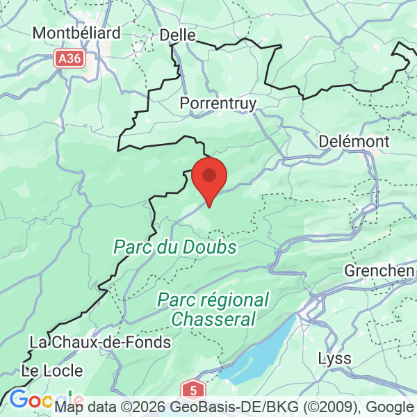 Carte de l'activité