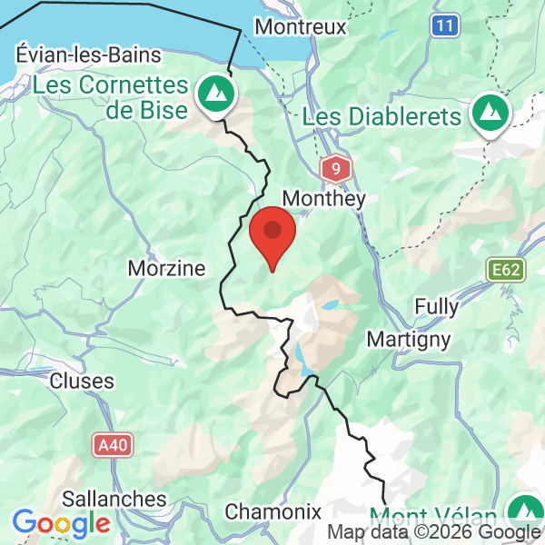 Carte de l'activité