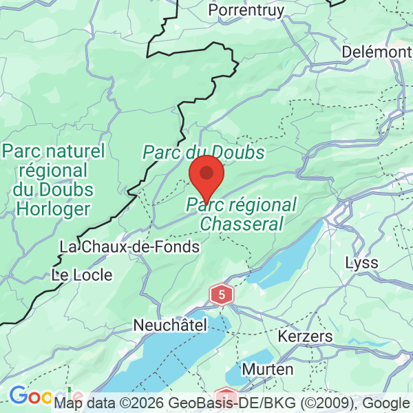 Carte de l'activité