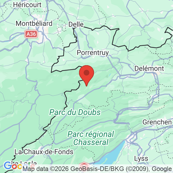 Carte de l'activité