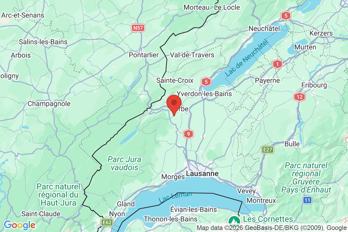 Carte de l'activité