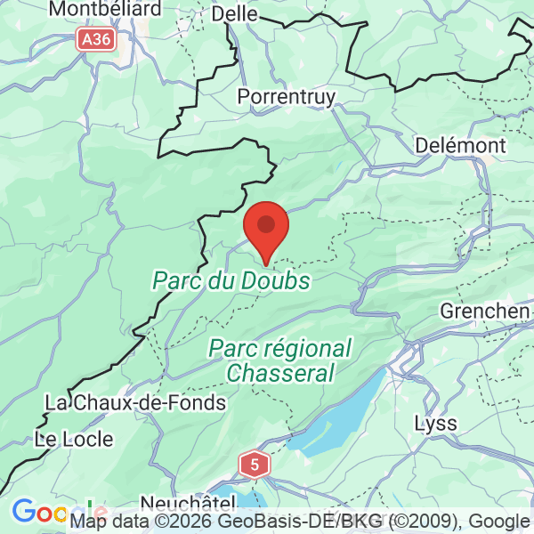 Carte de l'activité