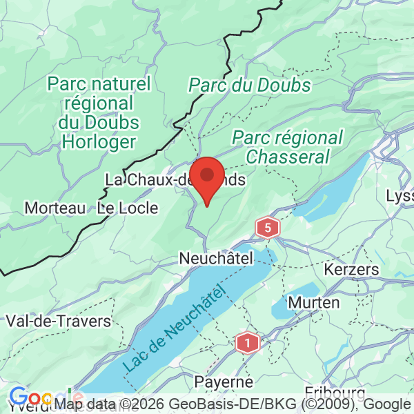Carte de l'activité