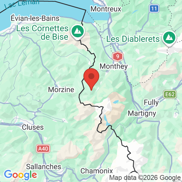 Carte de l'activité