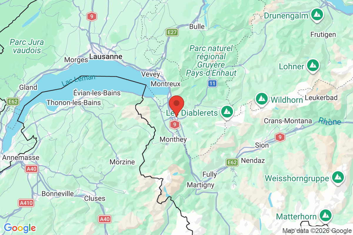 Carte de l'activité