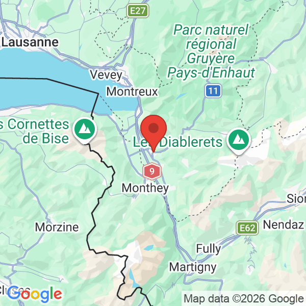 Carte de l'activité