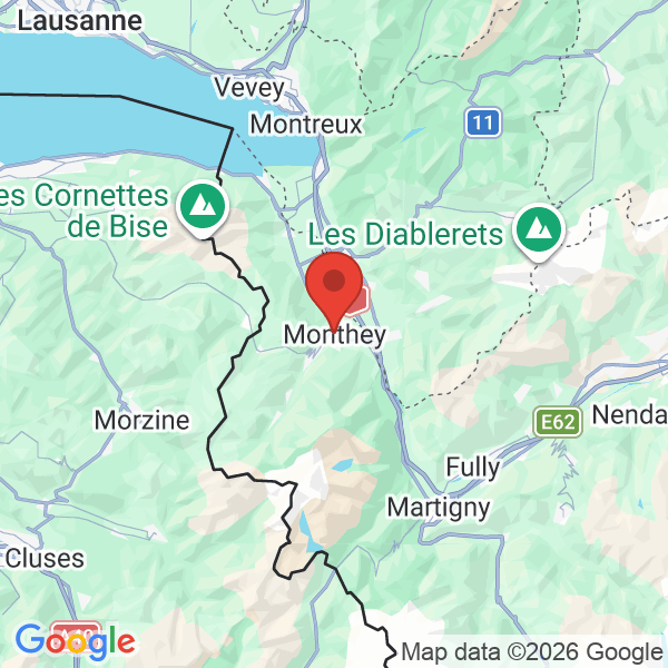 Carte de l'activité